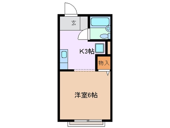 メゾンリヴィエール　Ａの物件間取画像